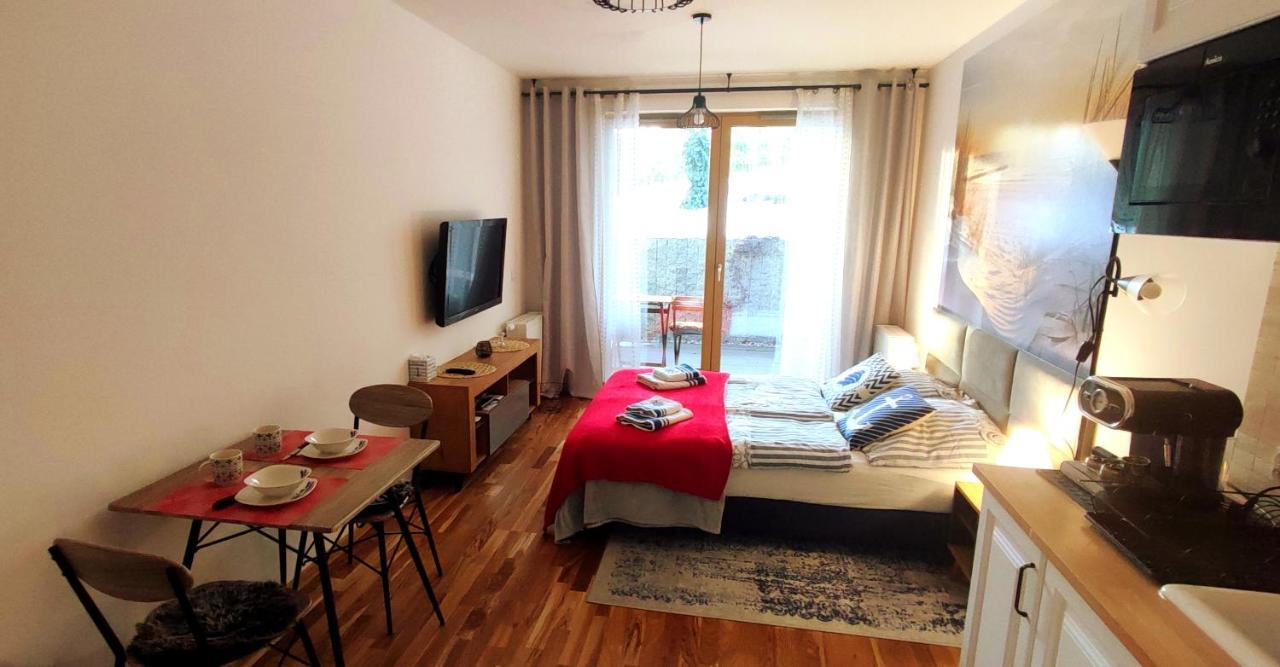 Kawalerka Z Miejscem Parkingowym W Hali Garazowej Apartman Sopot Kültér fotó